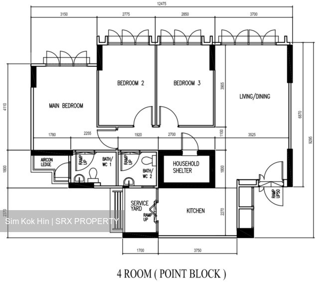 Blk 470A Upper Serangoon Crescent (Hougang), HDB 4 Rooms #217533671